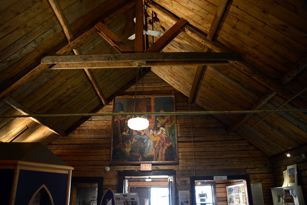 02H The Ceiling Inside The Old Log Church In Whitehorse Yukon